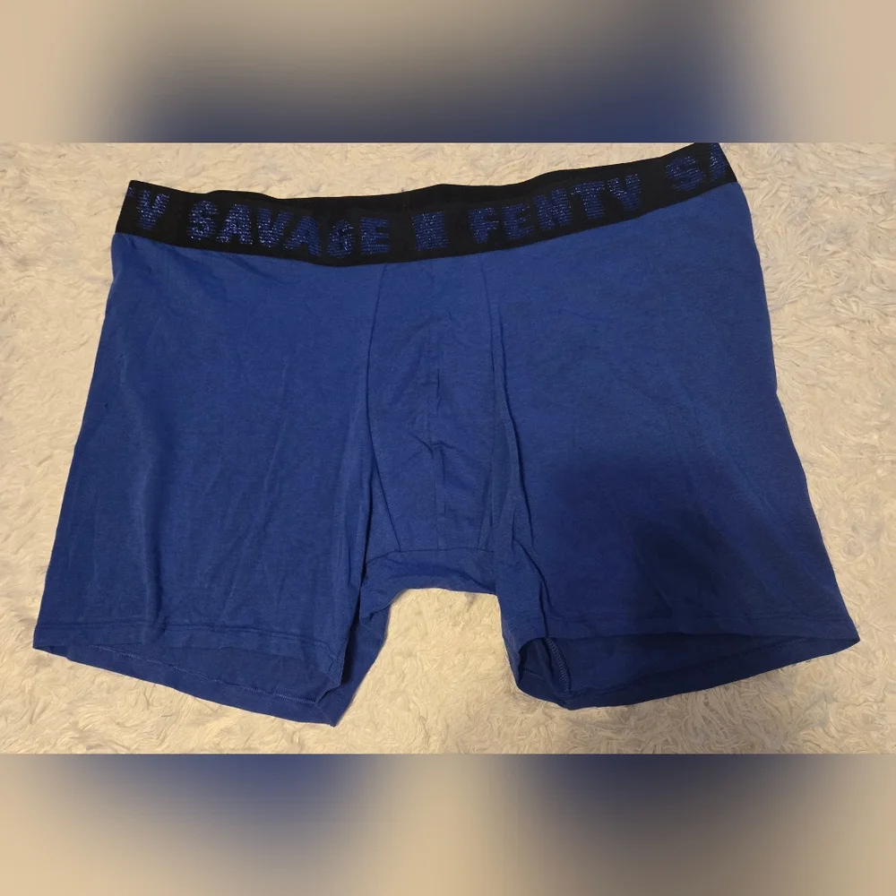 NWT Savage x Fenty Savage X Boxer Briefs Size XXXL Color Blue/Black